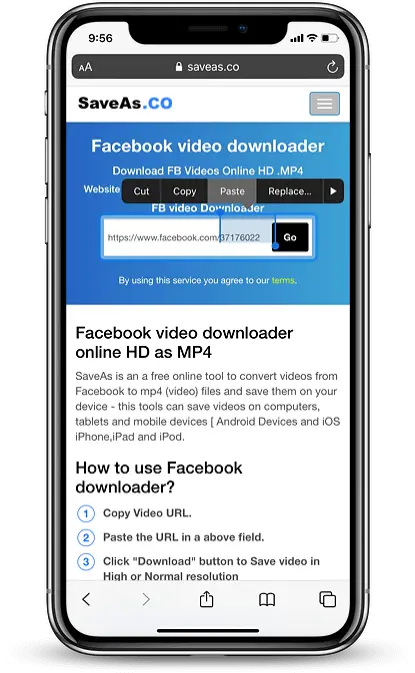download Twitter video iphone step 04